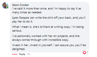 Aaron Crocker Recommendation 2