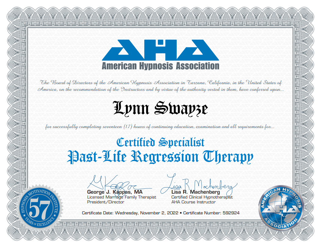 Swayze_PLR Cert